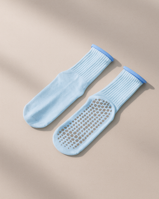 Chaussettes antidérapantes - Bleu
